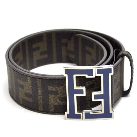 fake black and blue fendi belt|fendi belt black and grey.